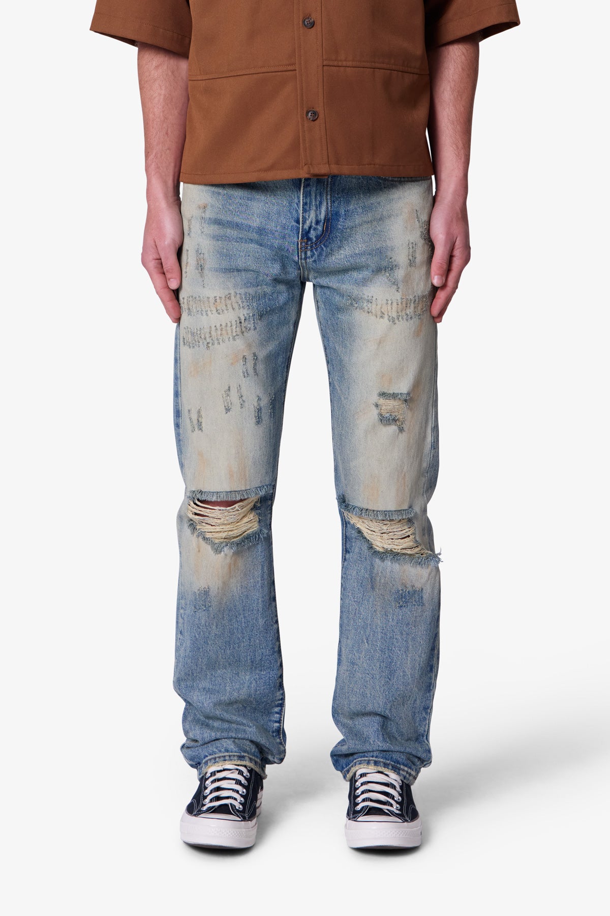 Men's Straight Leg Denim Jeans — mnml Men's Straight Leg Denim Jeans — mnml