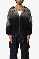 Destroyed Hoodie - Vintage Black