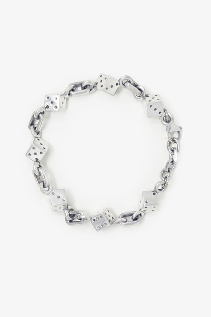 Dice Bracelet Jewelry - Silver