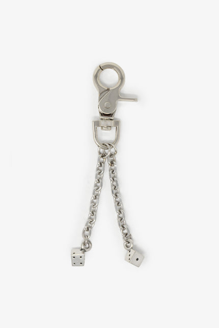 Dice Keychain Jewelry - Silver