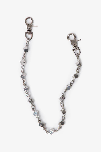Dice Wallet Chain - Silver
