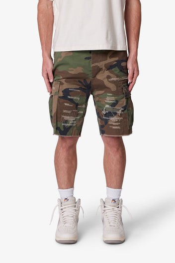 Cat Camouflage Print Men's Shorts