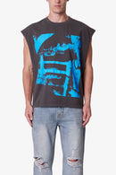 Camiseta sin mangas desgastada - Negro lavado