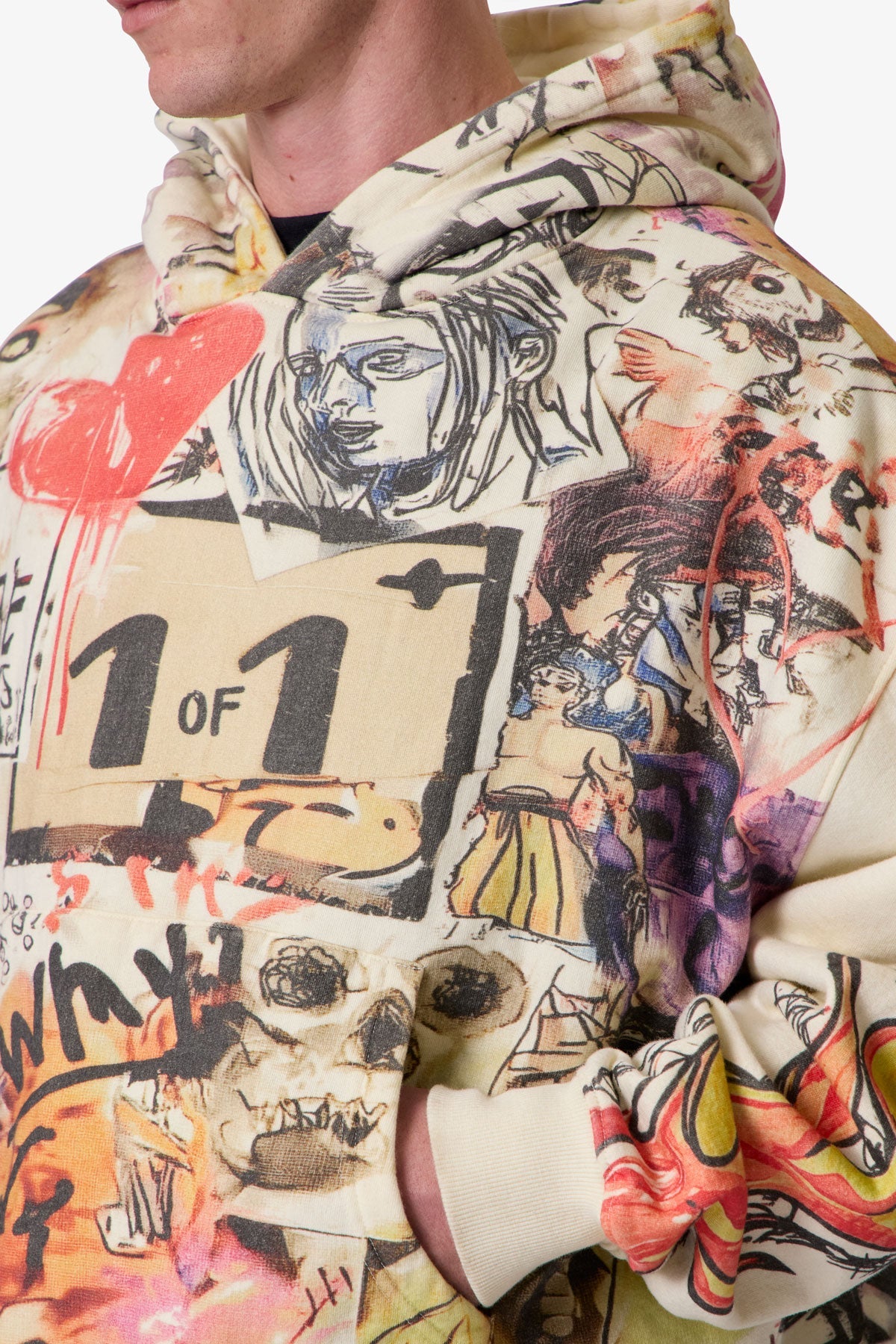 Doodle Hoodie - Multi | mnml