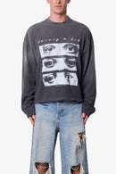 Doorway L/S Tee - Washed Black