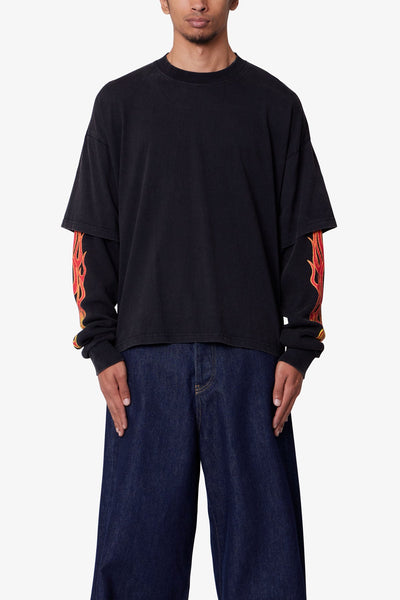 FILTH DOUBLE LAYER THERMAL T-SHIRTS★値下げ中 Double-Layer-Thermal-Sleeve-