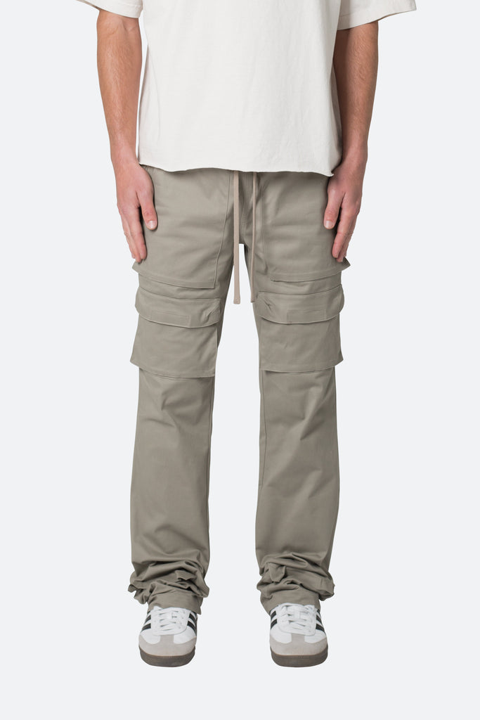 Drawstring Cargo Pants - Grey | mnml | shop now