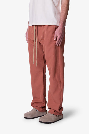 Drawstring Trouser - Rust