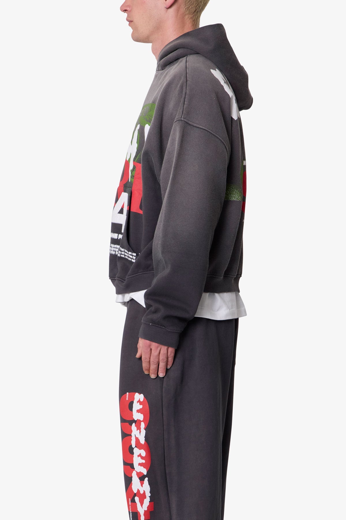 Enemy Hoodie - Washed Black | mnml