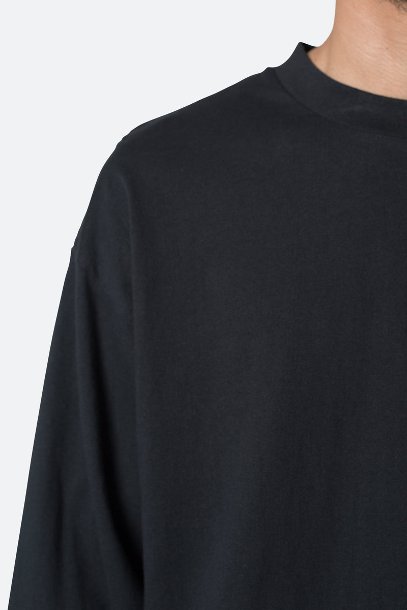 Every Day II L/S Tee - Black | mnml | shop now