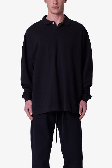 Every Day L/S Polo - Black