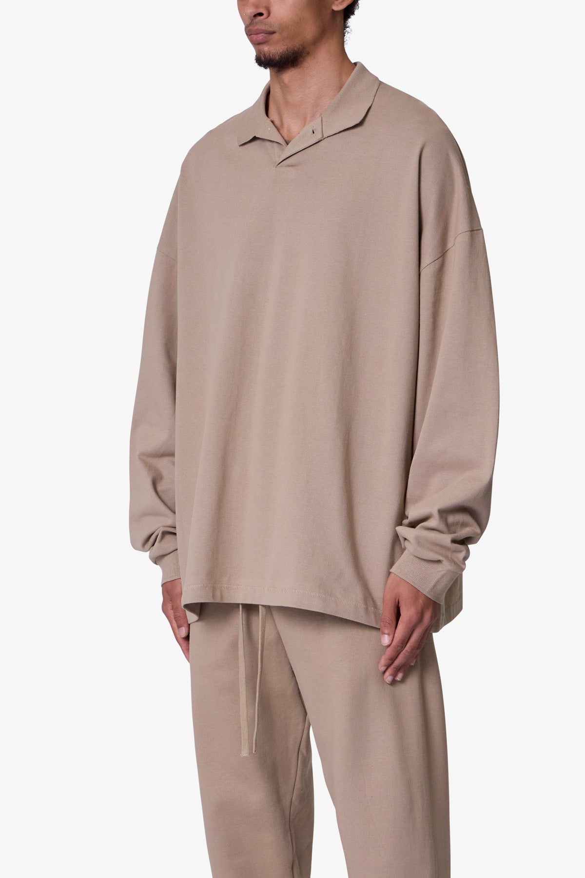 Every Day L/S Polo - Earth | mnml