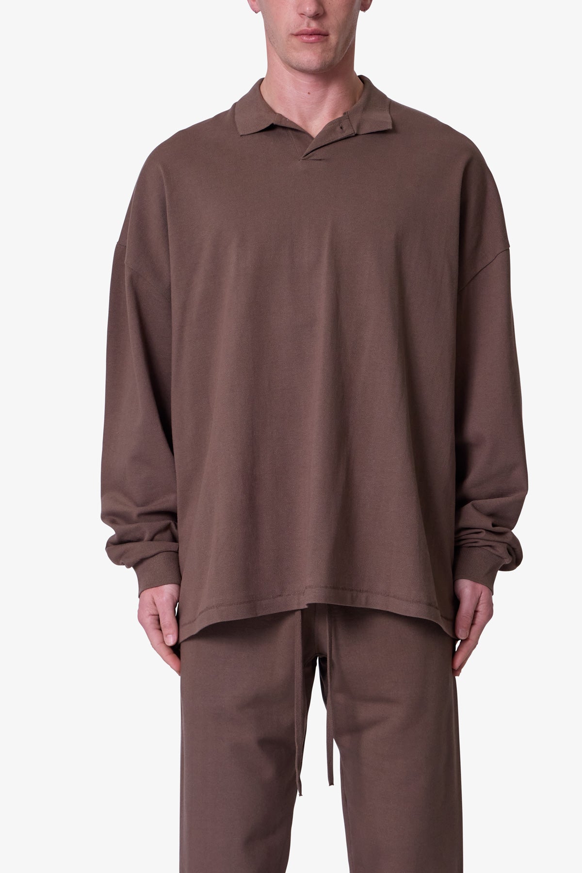 Paneled Hidden Pocket Tee - Washed Earth | mnml | shop now