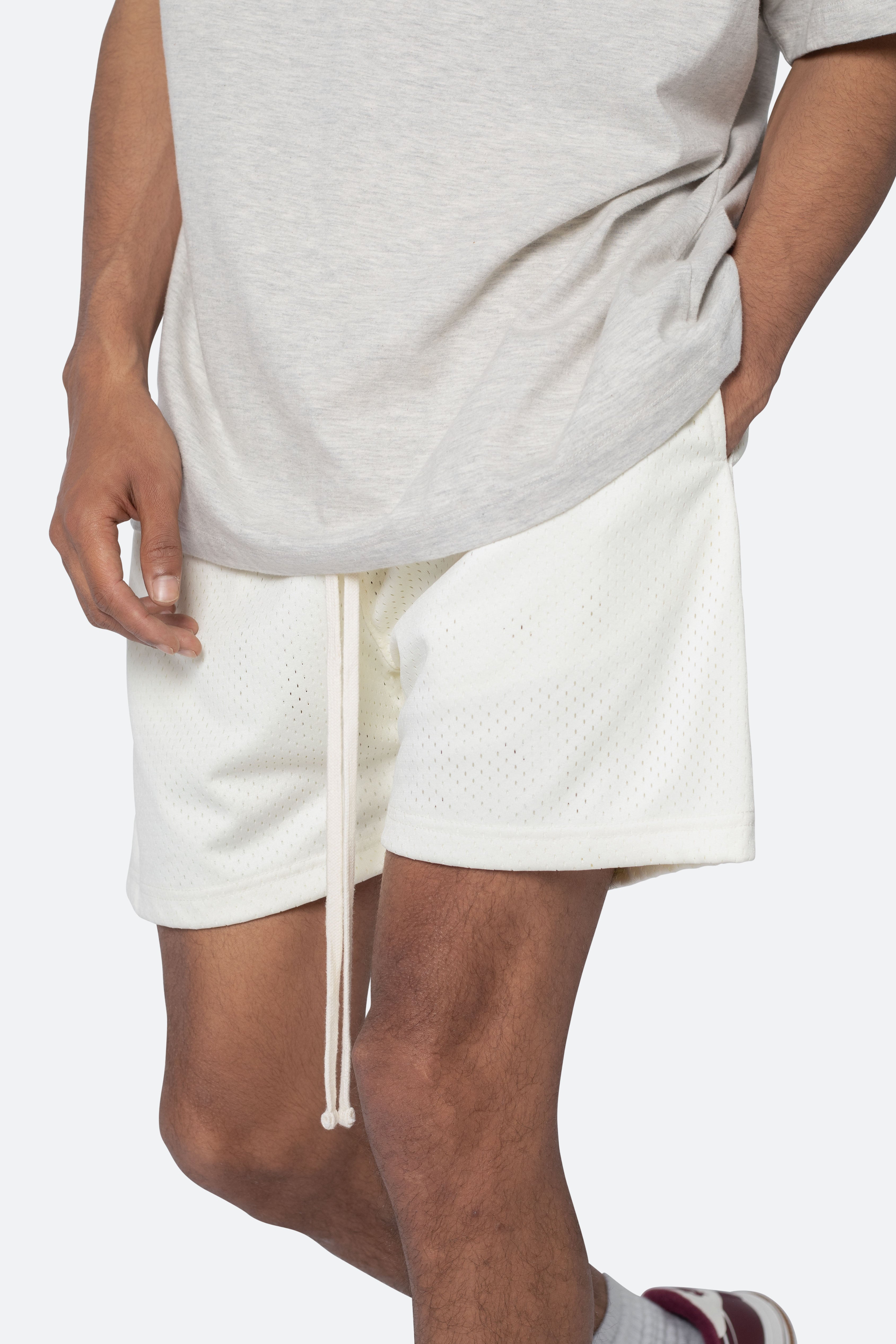Every Day Mesh Shorts - Off White | mnml