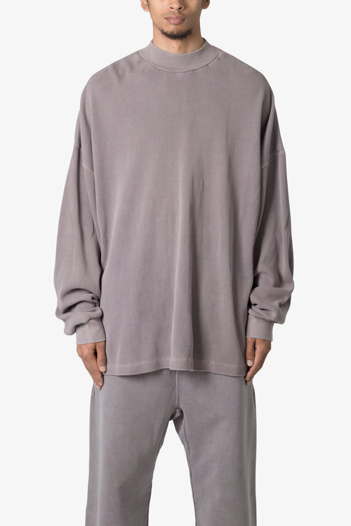 crew sweatshirt - washed mauve