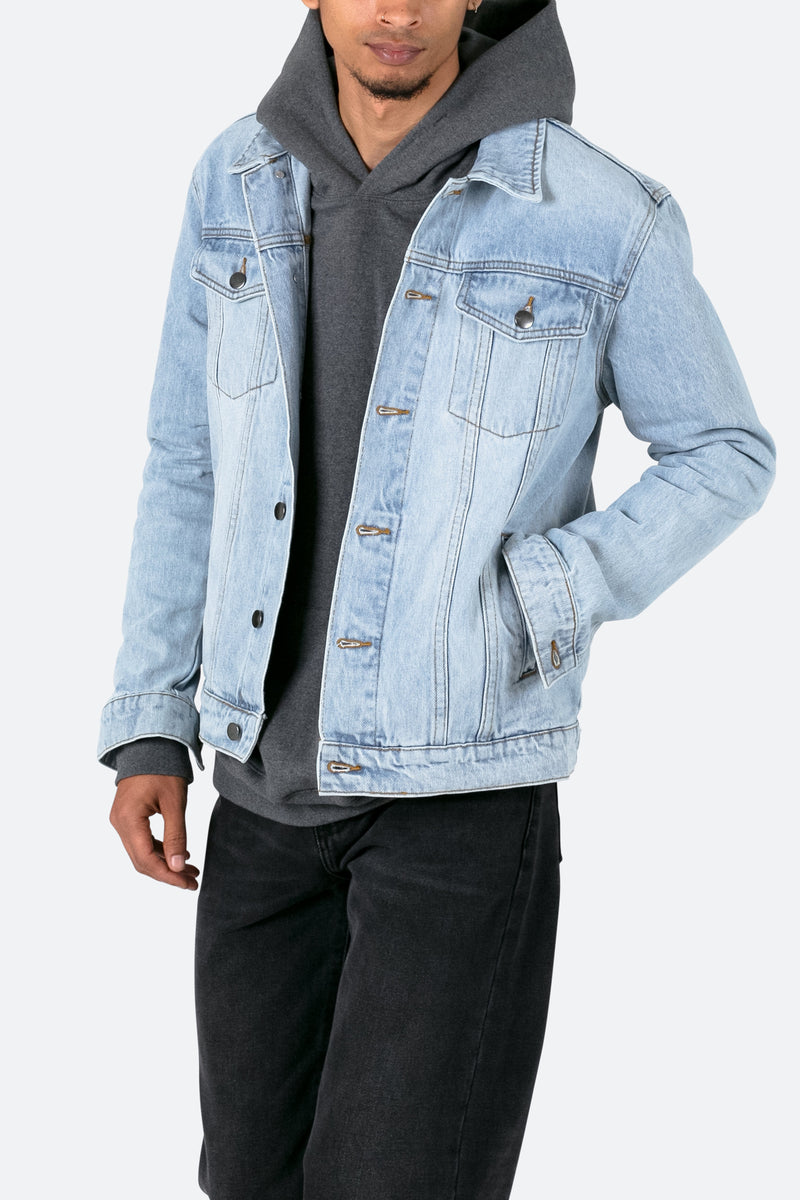 Every Day Trucker Jacket - Light Blue