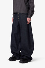 Raw Baggy Denim - Rinsed Indigo