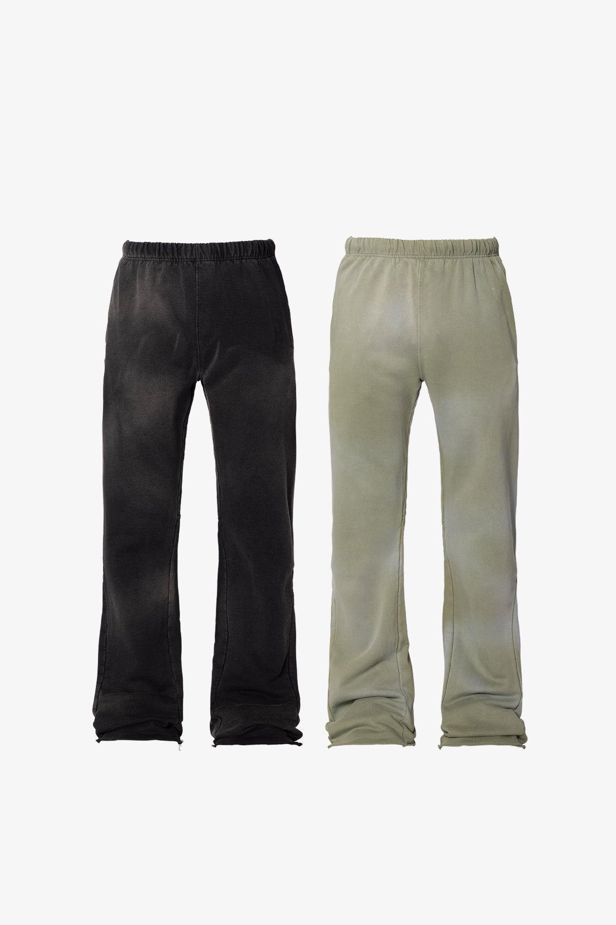 Faded Bootcut Sweatpants 2 Pack - Washed Black/Washed Mauve
