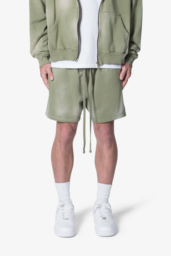 Sahin Light Organic Cotton Sweatshorts Olive