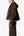 Flocked Hooded Zip Up Work Jacket - Olive