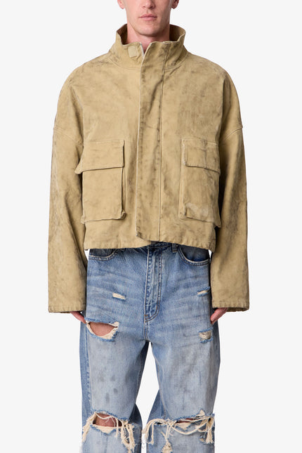 Flocked M65 Jacket - Tan