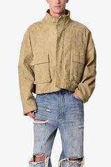 Flocked M65 Jacket - Tan