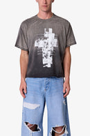 Fractured Tee - Washed Black