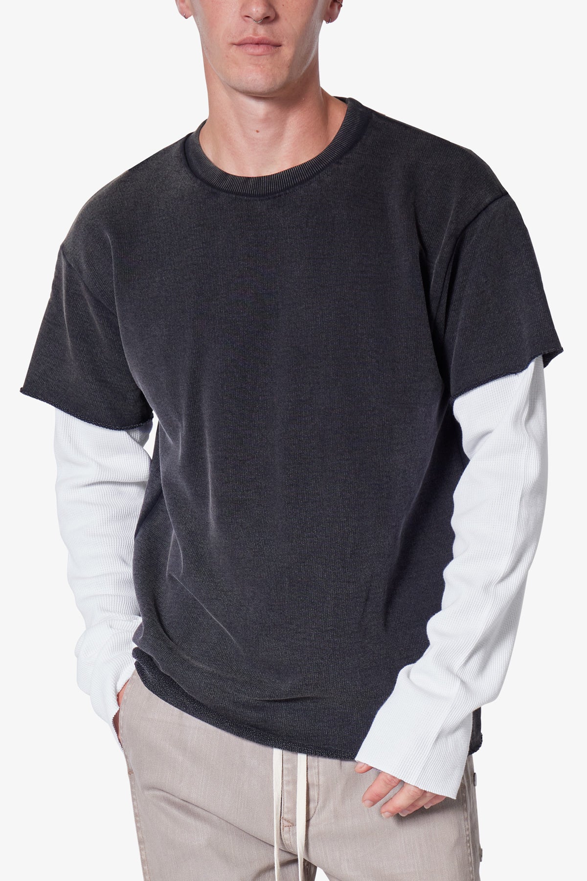 NVRFRGT - 【残りわずか】Terry Double Layer Long Sleeve T