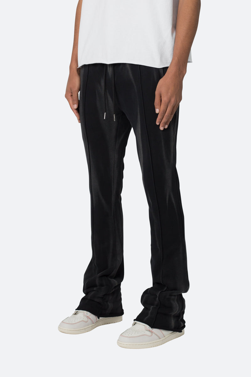 French Terry Flare Sweatpants - Black, mnml