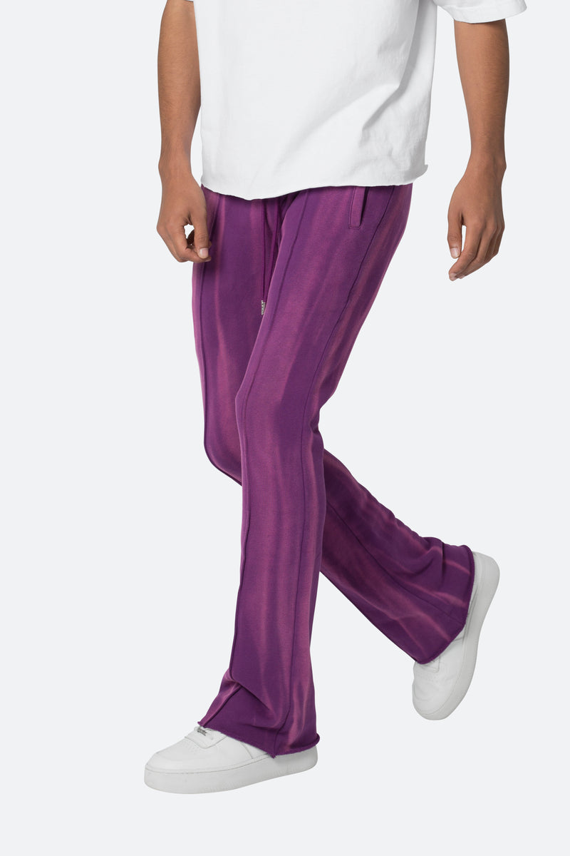 Women's All In Motion French Terry Tapered Pants Sweatpants Lilac Purple XL  16 