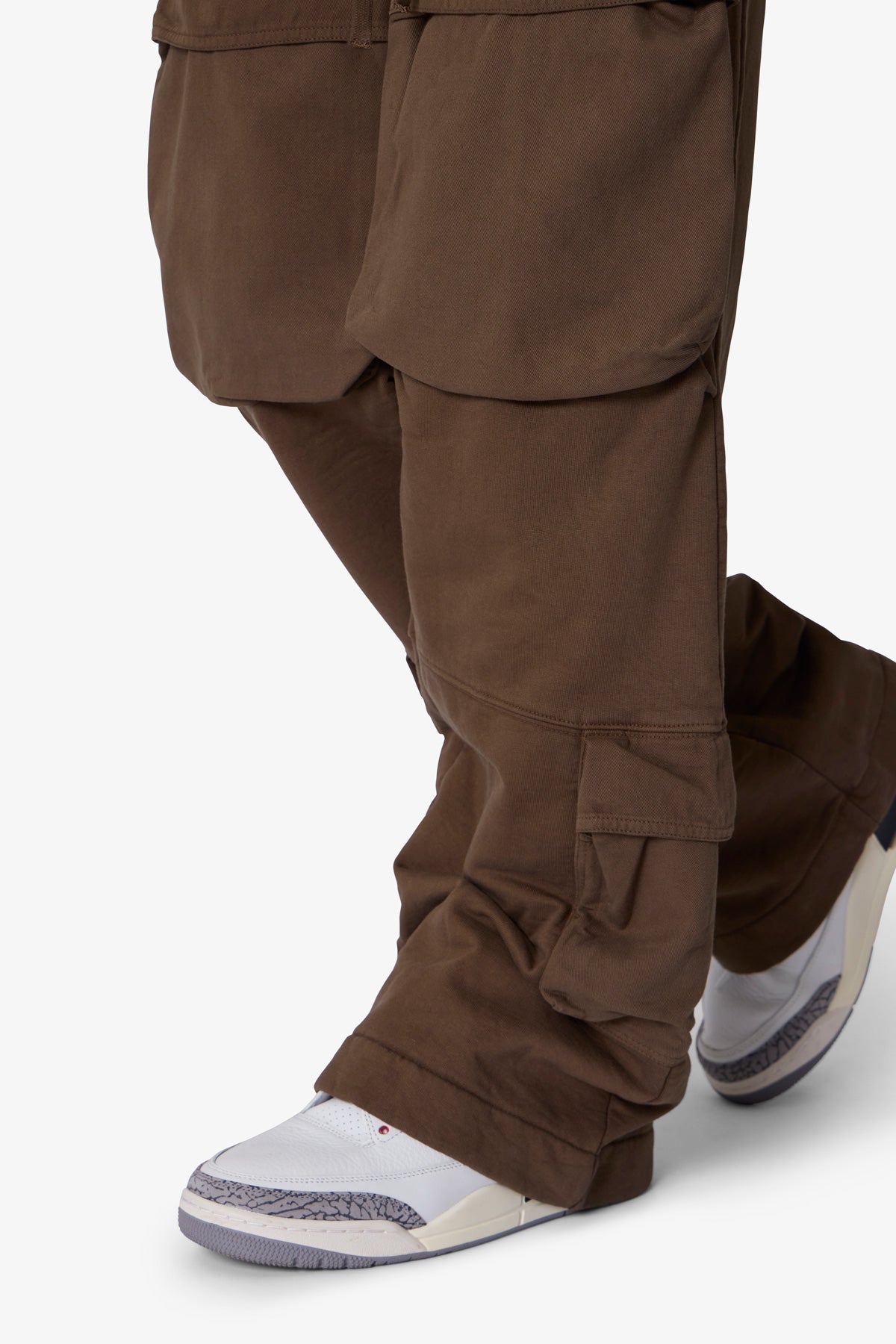 Front Cargo Sweatpants - Olive | mnml