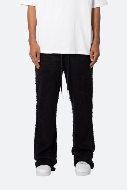 Fuzzy Sweatpants - Black