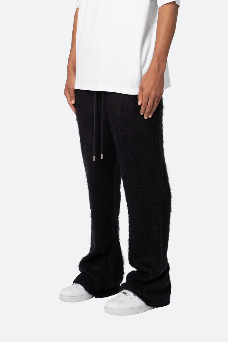 Fuzzy Sweatpants - Black