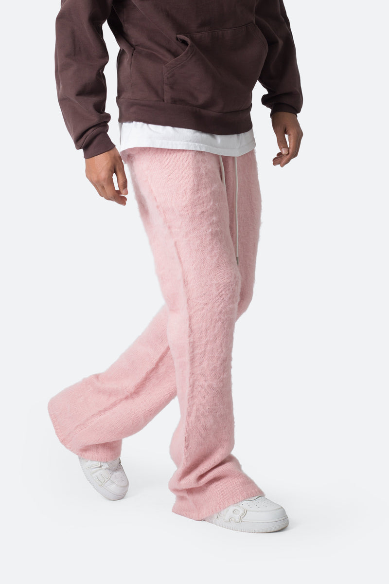 Fuzzy Sweatpants - Pink