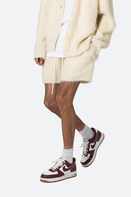 Fuzzy Sweatshorts - Off White