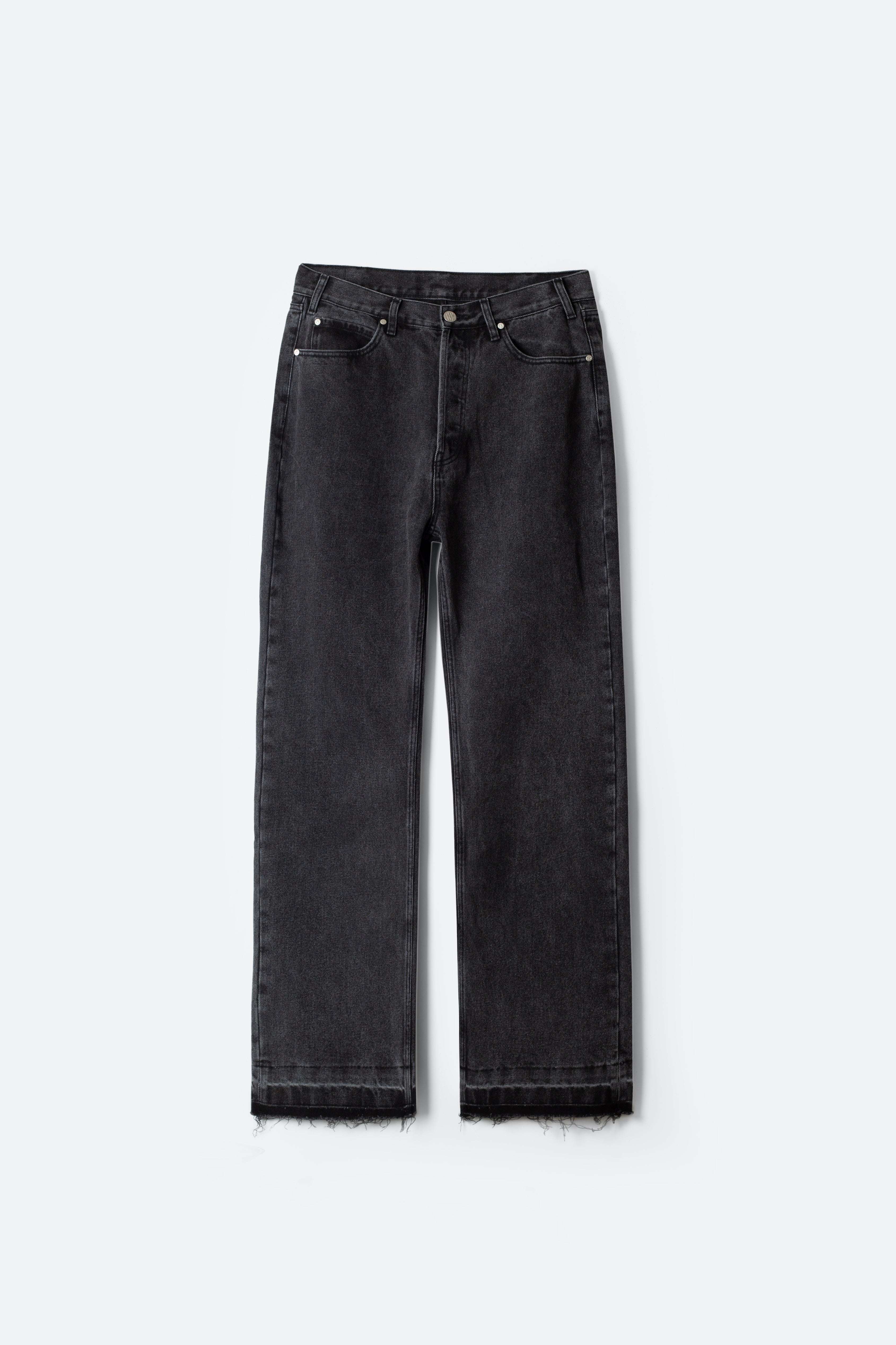 M56 Zipper Denim - Grey | mnml | shop now