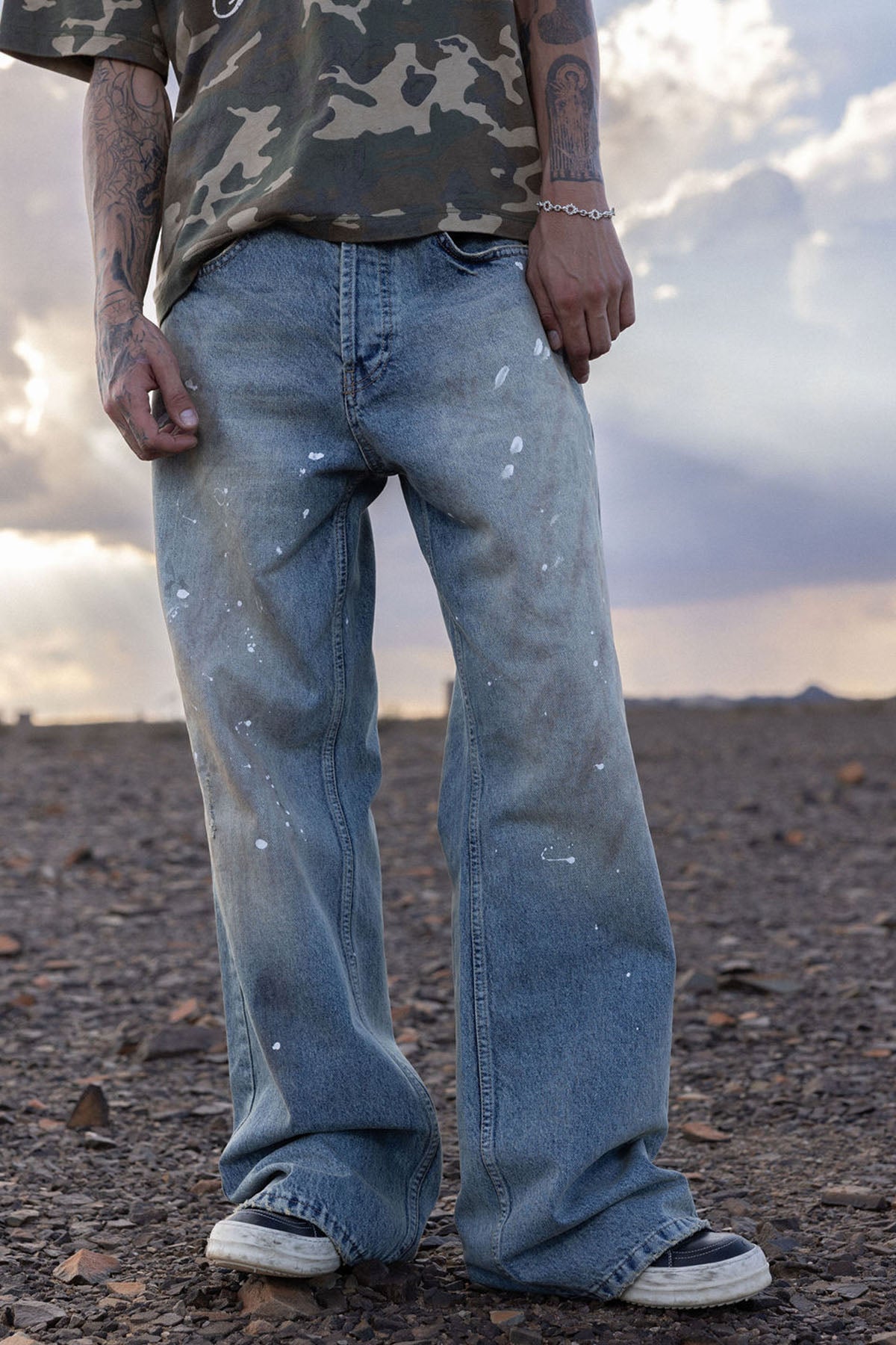 G:04 Painted Denim - Washed Blue | mnml