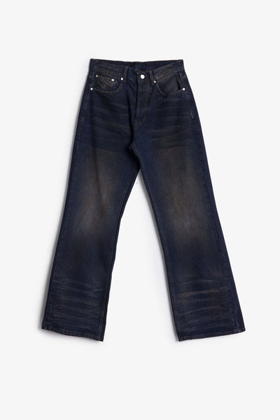 G:04 Relaxed Flare Denim - Brackish | mnml