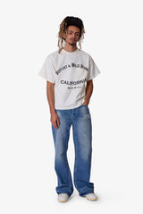 G:04 Relaxed Flare Denim - Medium Blue