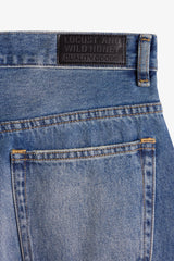 G:04 Relaxed Flare Denim - Medium Blue
