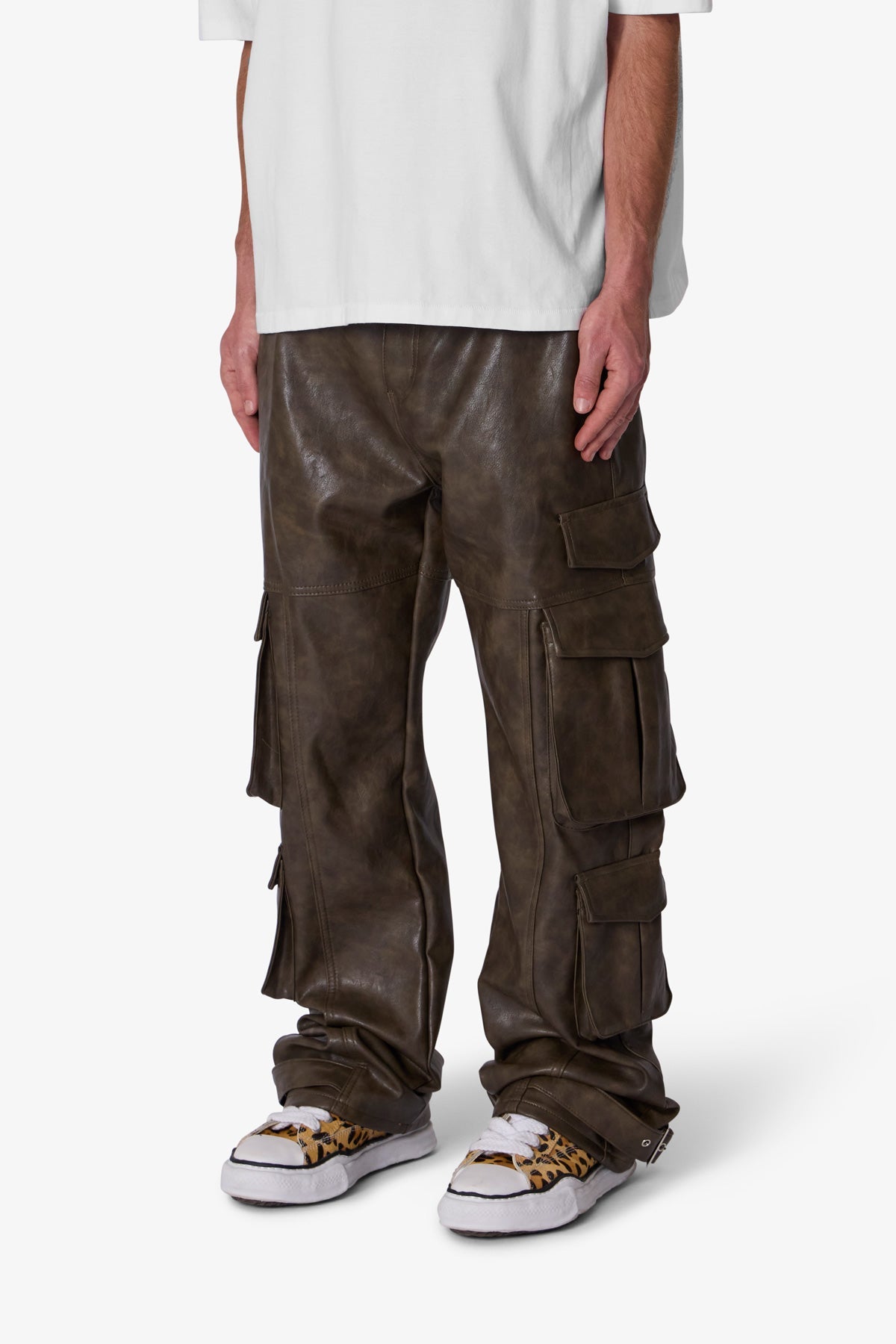 G33-Leather-Cargo-Pants-Brown-
