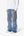 Gemmed Kick Flare Denim - Blue
