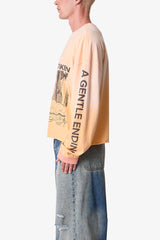 Gentle Ending L/S Tee - Orange