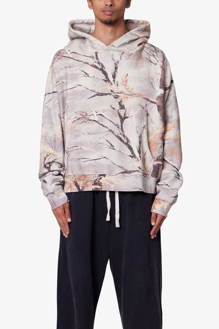 Gradient Pullover Hoodie - Snow Camo