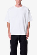 T-shirt basique épais à coupe carrée - Blanc