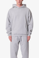 Heavy Basic Hoodie - Marled Grey
