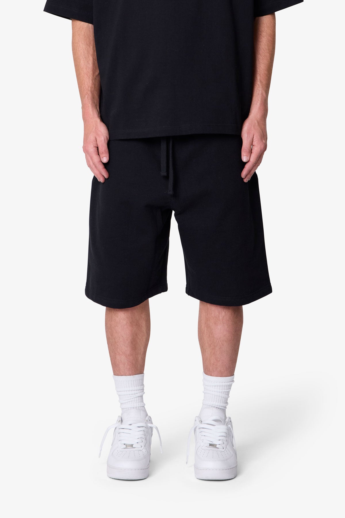 ショートパンツ mnml sweatshorts black s Heavy Basic Sweatshorts - Black | mnml