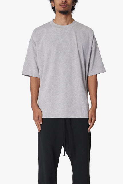 Heavy Every Day Boxy Tee - Marled Grey