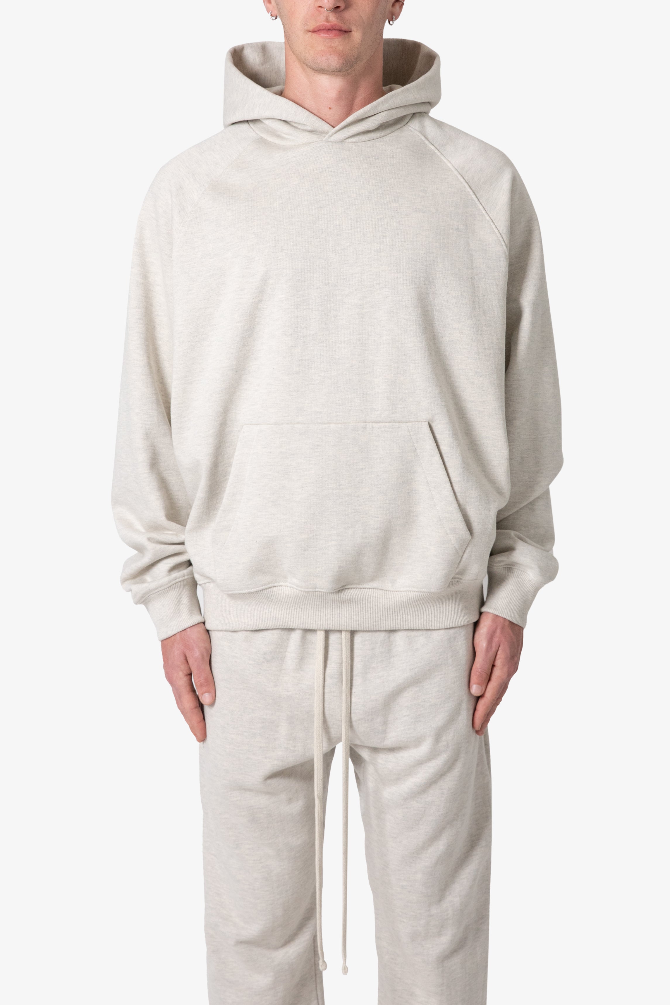 MNML HEAVY EVERY DAY フーディ パーカー 送料込み Heavy Every Day Hoodie - Marled Grey | mnml | shop now