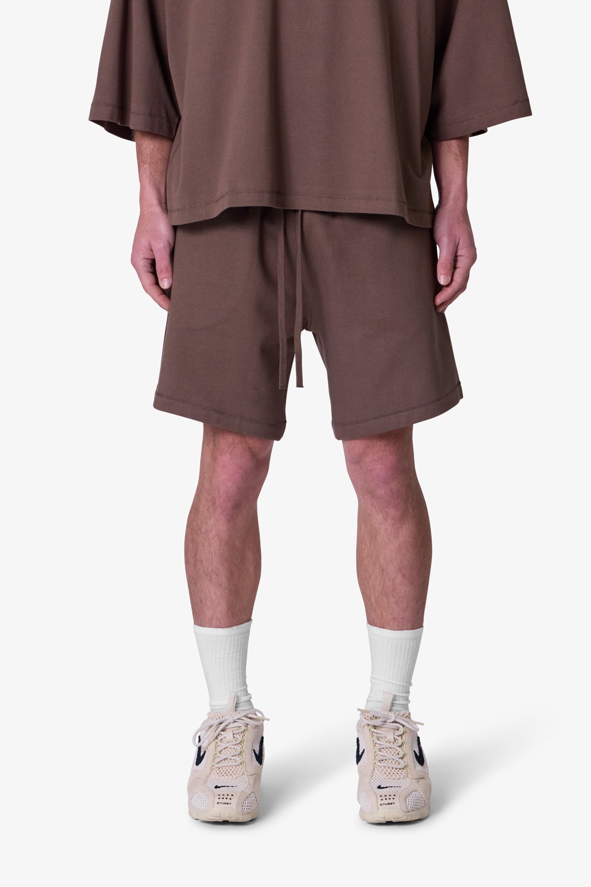 Heavy Every Day III Sweatshorts - Marled Grey | mnml | shop now Heavy Every Day III Sweatshorts - Marled Grey | mnml | shop now